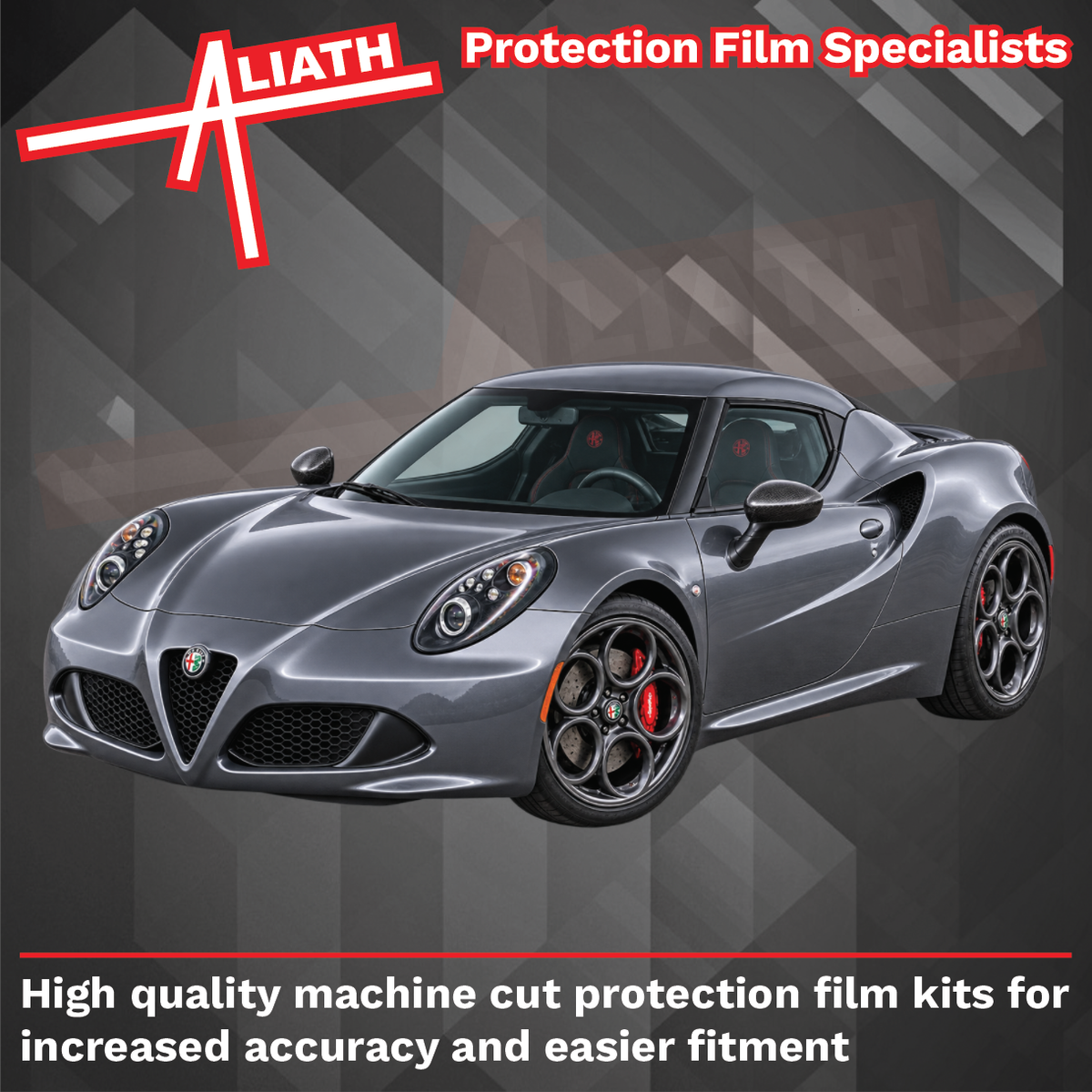 Alfa Romeo 4C (960) 2011-2021, Rear QTR Wing Arches CLEAR Paint Protection