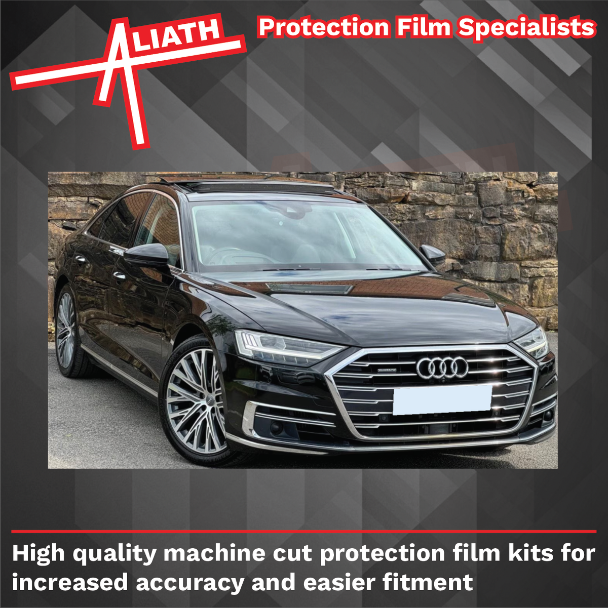 Audi A8 / S8 (Type 4N) 2017-Present, Rear Sill Sections CLEAR Stone Protection