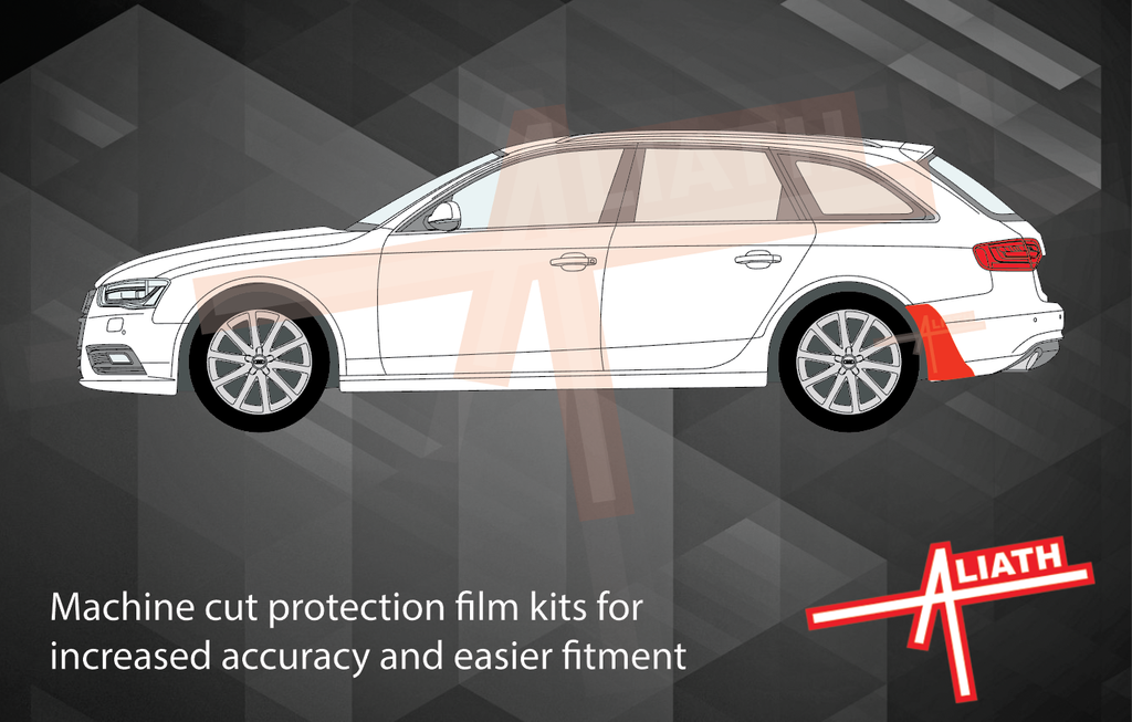 Aliath Clear Paint Protection Film For Audi RS6 4B (2002-2004) Rear Arches - Stone Chip Guard, Left & Right