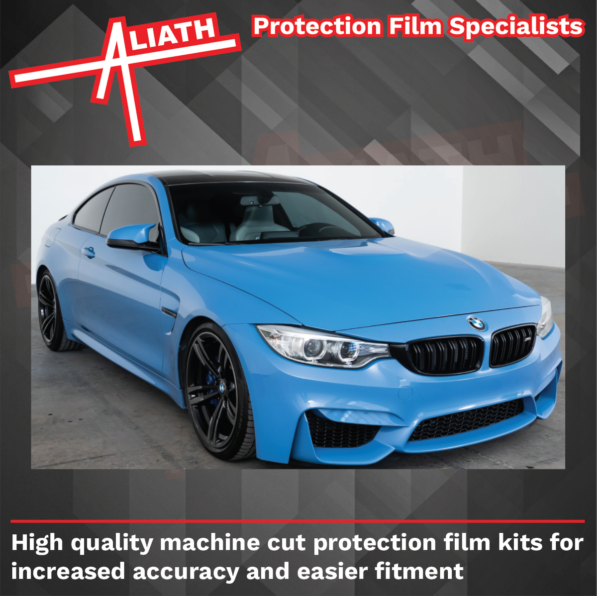 BMW 4-Series / M4 (Type F32 F33) 2013-2020, Large Rear QTR Arch CARBON Paint Protection