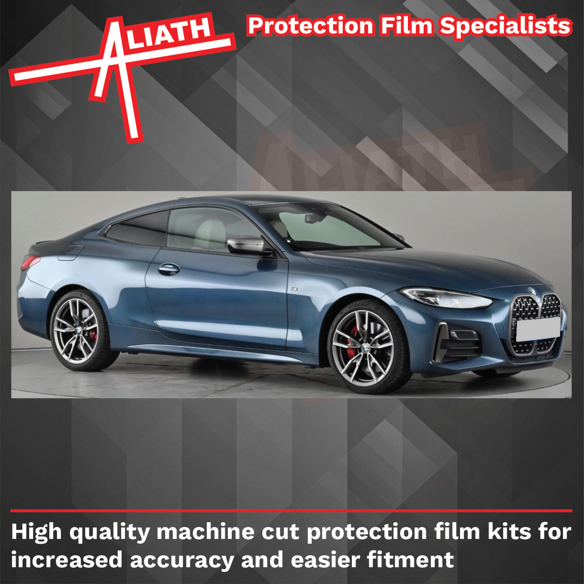 BMW 4-Series M-Sport (Type G22 G23) 2020-Present, Front Bumper CLEAR Paint Protection