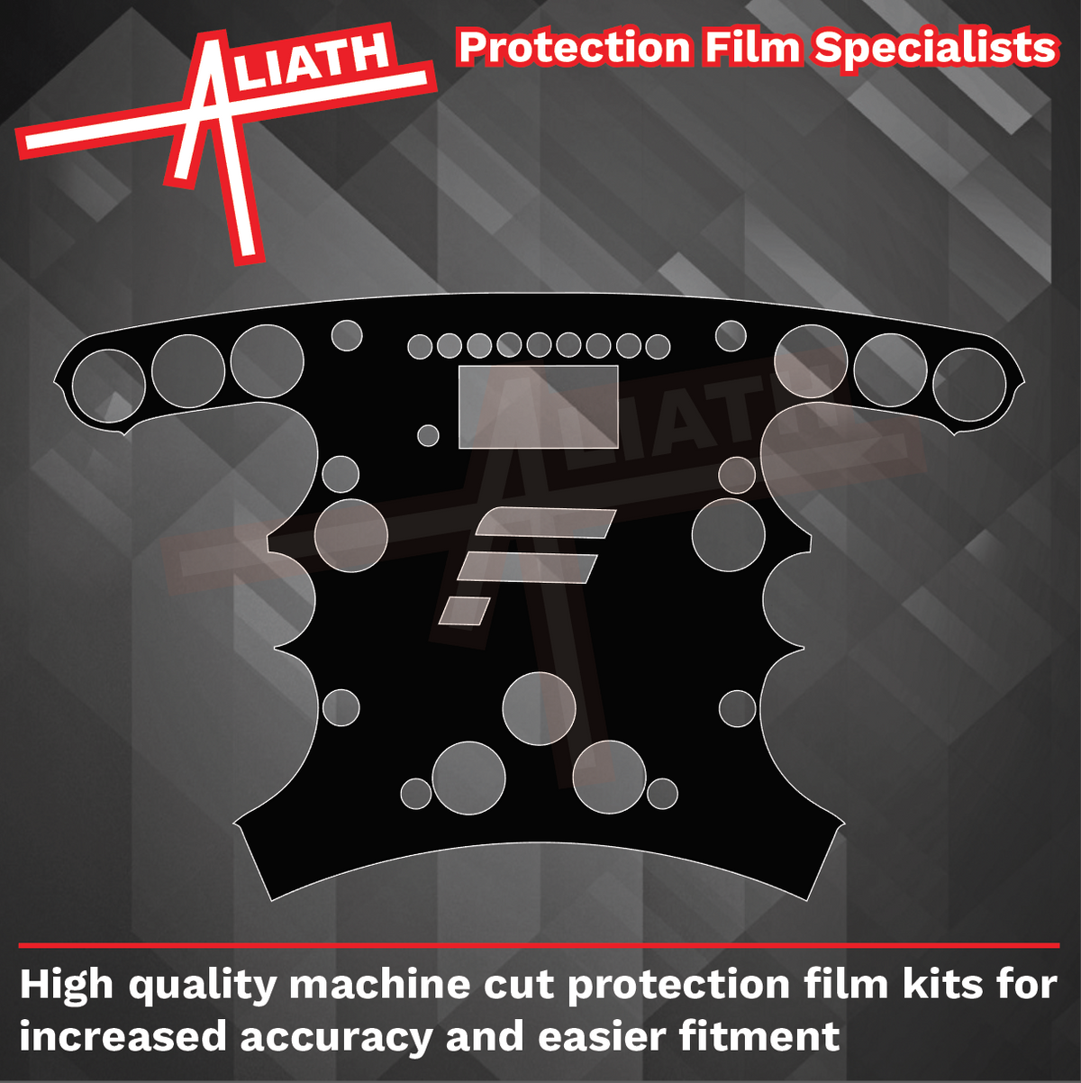 Fanatec Clubsport Formula Steering Wheel, CARBON FIBRE EFFECT Styling & Scratch Protection Kit