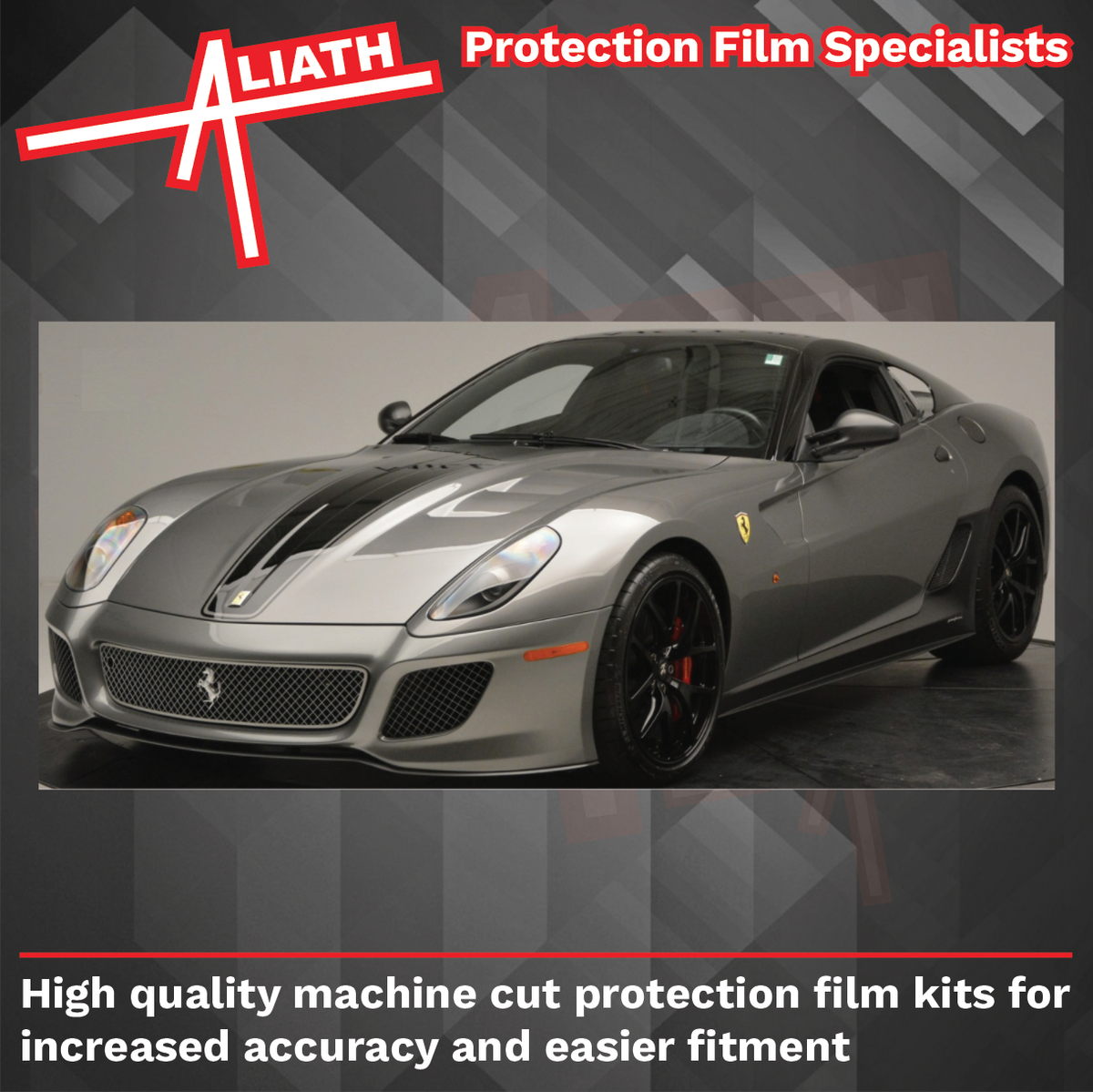 Ferrari 599 (GTO) 2006-2012, Side Sill Skirt Trims CLEAR Paint Protection