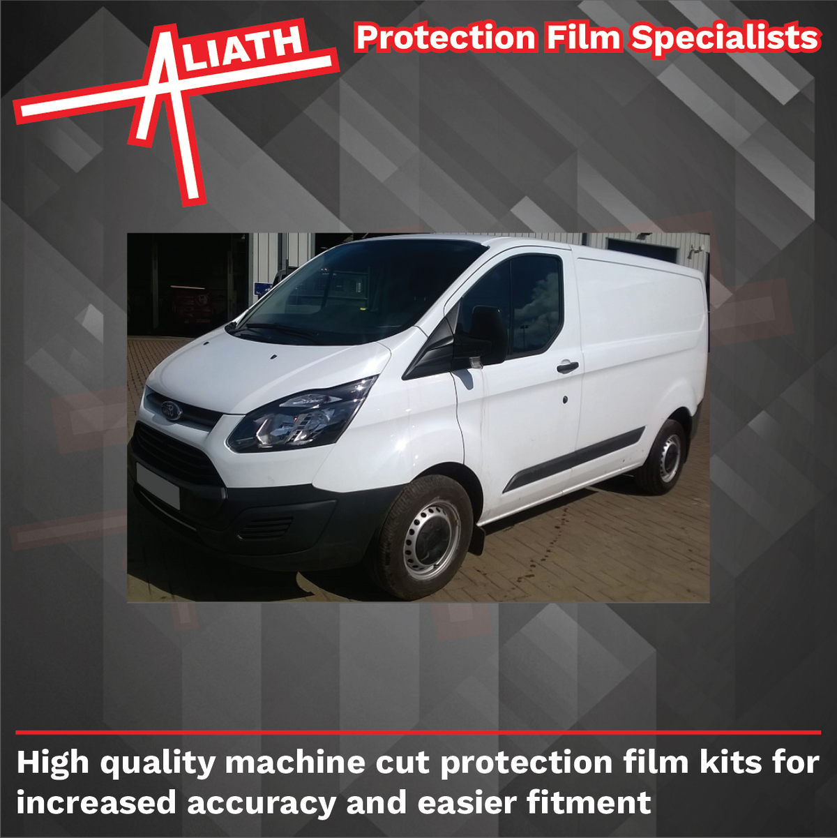 Ford Transit Custom (MK4) 2014-2023, OE Style Rear Side Panel Arch CLEAR Paint Protection