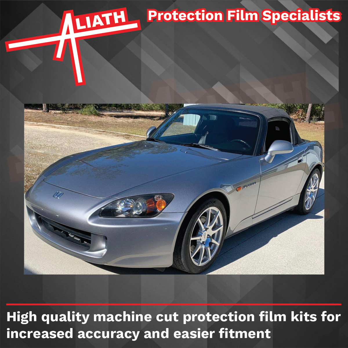 Honda S2000 1999-2009, Door Mirror Caps CLEAR Paint Protection