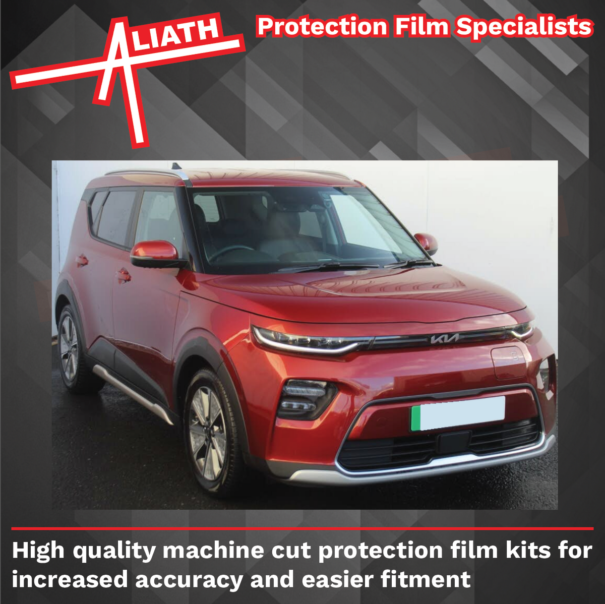 Kia Soul 2019-Present, Rear Door & Arch Lower BLACK Paint Protection