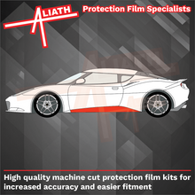 Lotus Evora 2009-2022, Side Sill Skirt Trim Lower Sections CLEAR Paint Protection