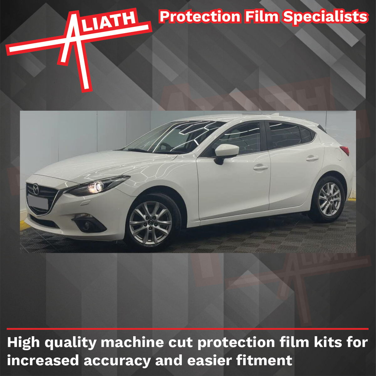 Mazda 3 2013-2019, Rear Wing Arches CLEAR Paint Protection