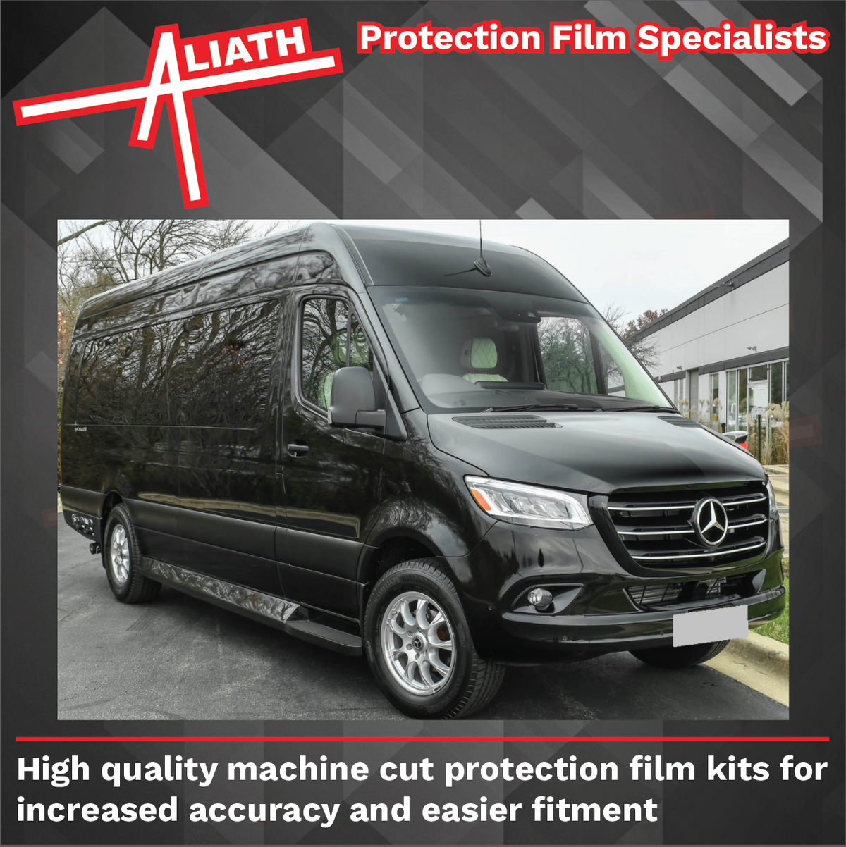 Mercedes Benz Sprinter 2019-Present, Front Bumper CLEAR Paint Protection