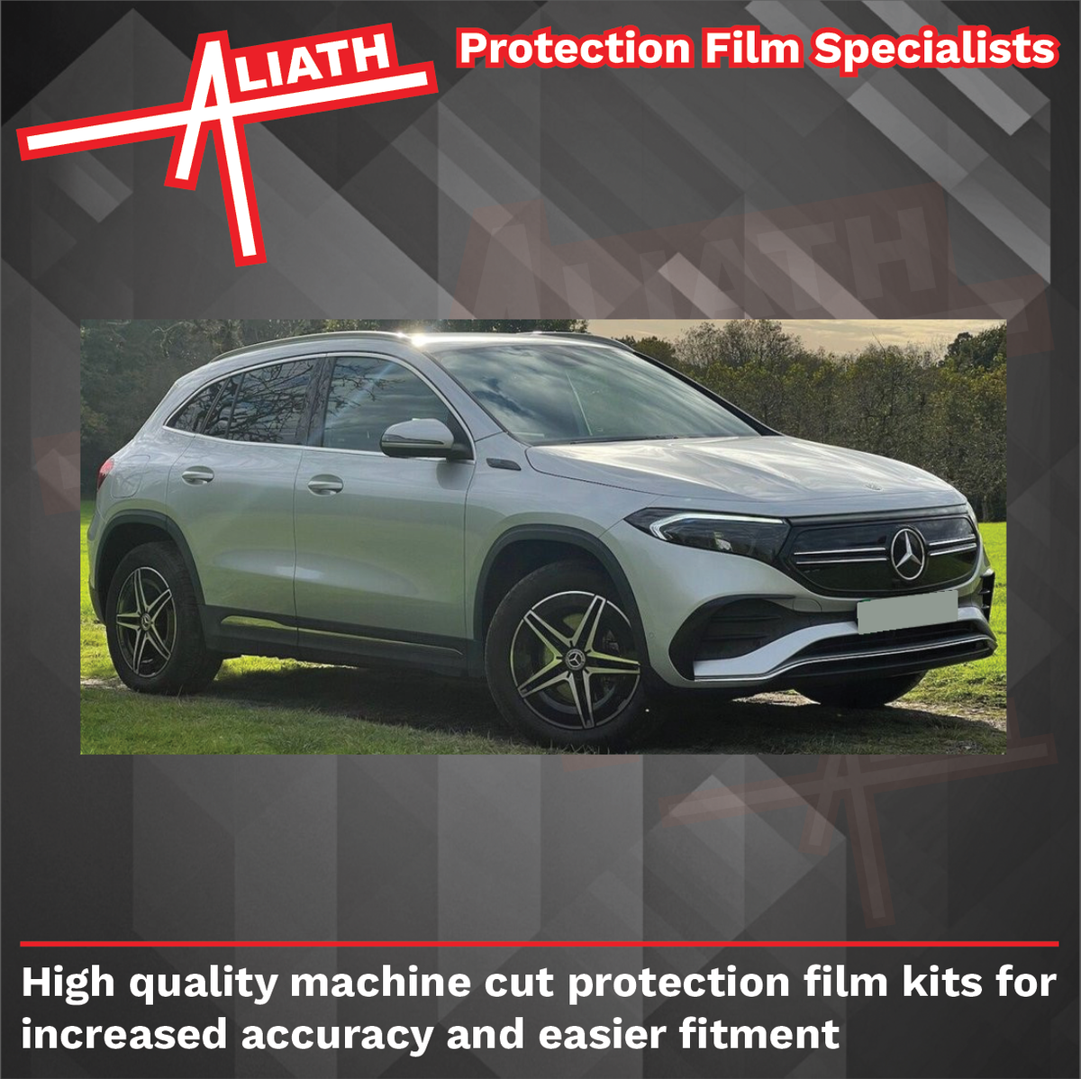 Mercedes Benz EQA 2021-Present, Front Bumper CLEAR Paint Protection