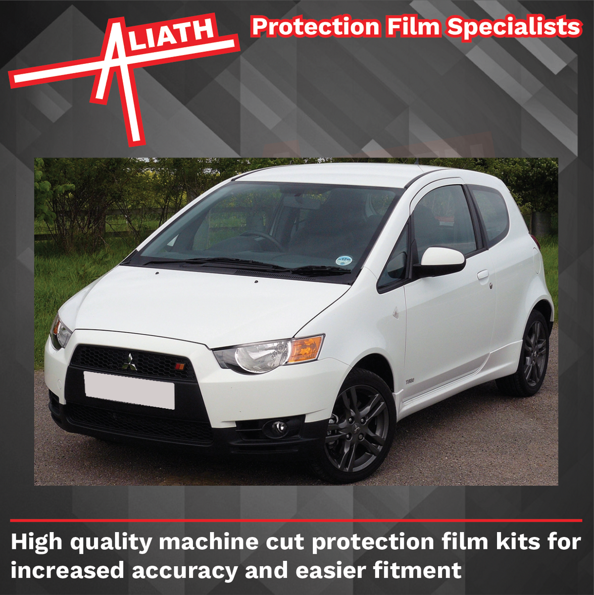 Mitsubishi Colt Ralli Art 2009-2012, Rear Arches CLEAR Paint Protection