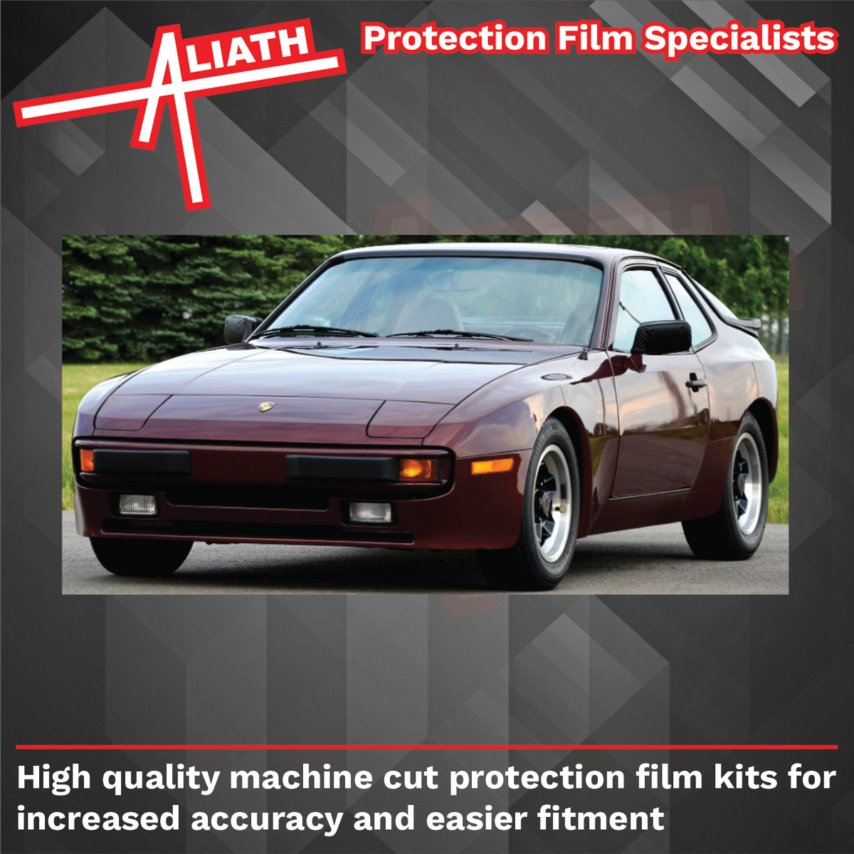 Porsche 944 (1982-1991), Rear QTR, Rear Arch & Front Arch BLACK Paint Protection