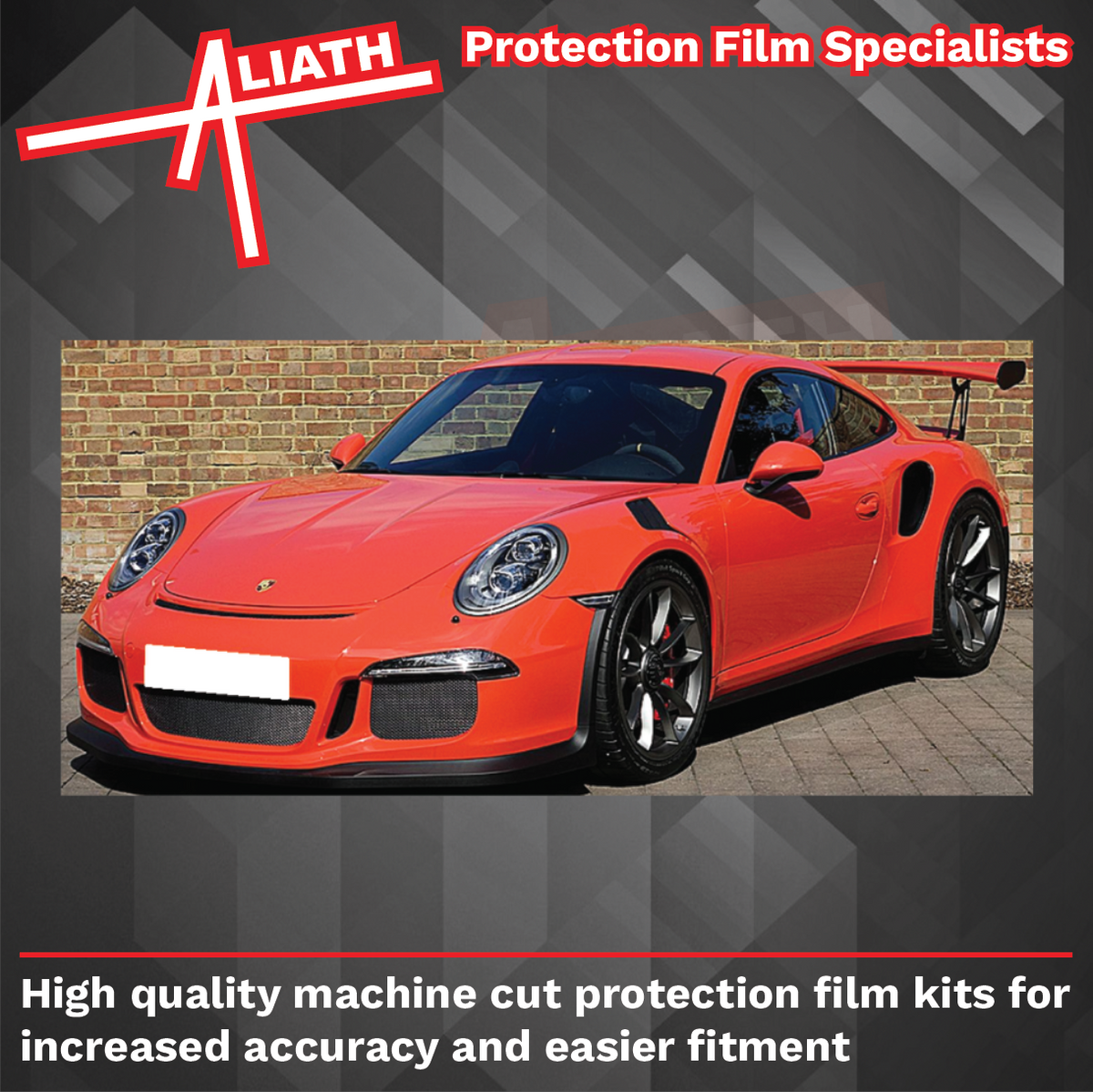 Porsche 911 991 GT3 & RS 2013-2020, Rear QTR CLEAR Paint Protection