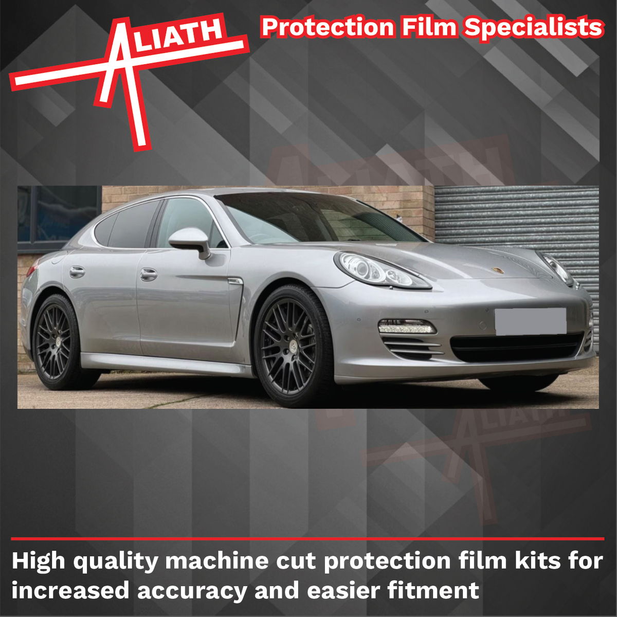 Porsche Panamera 4 / 4S (Type 970) (2009-2013), Front Bumper CLEAR Paint Protection