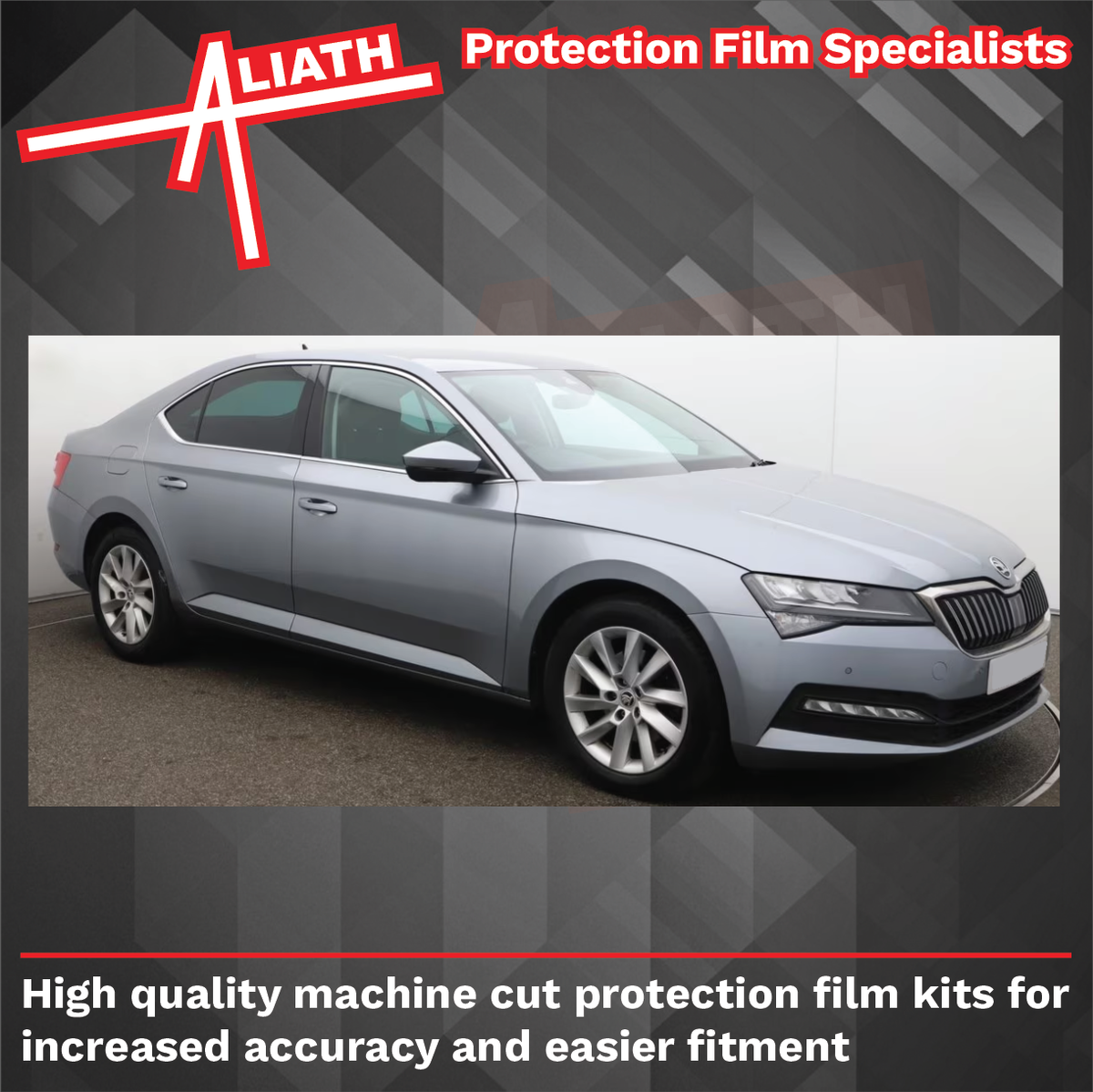 Skoda Superb 2015-2024, Rear QTR Lower Arch CLEAR Paint Protection