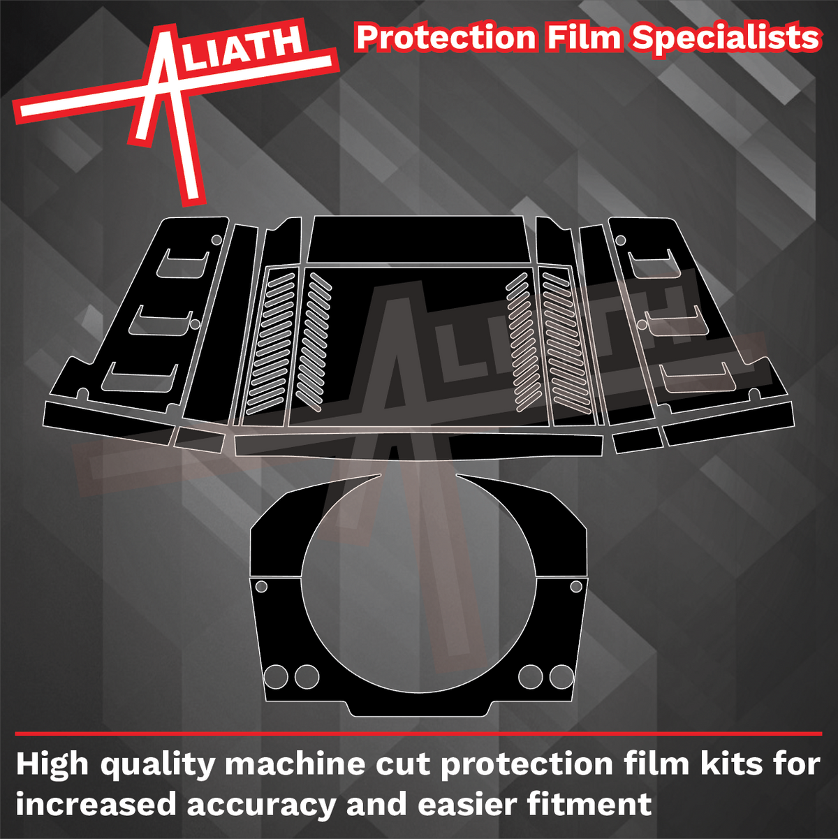 Thrustmaster TS-PC Steering Wheel Base, CARBON FIBRE EFFECT Styling & Scratch Protection Kit