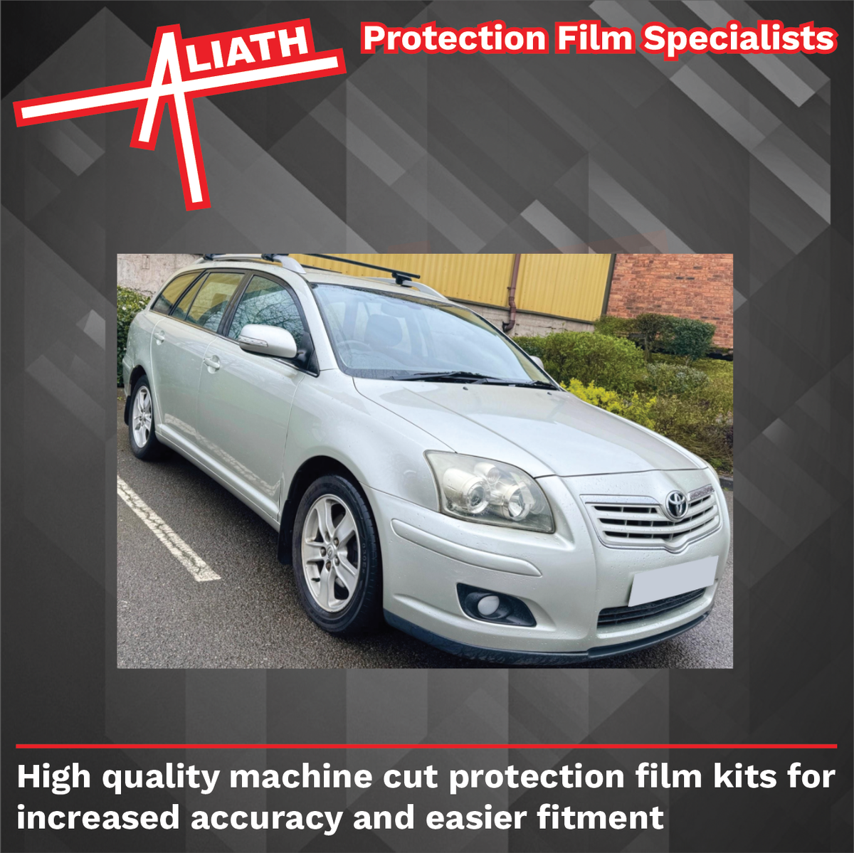 Toyota Avensis 2003-2009, Rear Wing & Door Arches CLEAR Paint Protection
