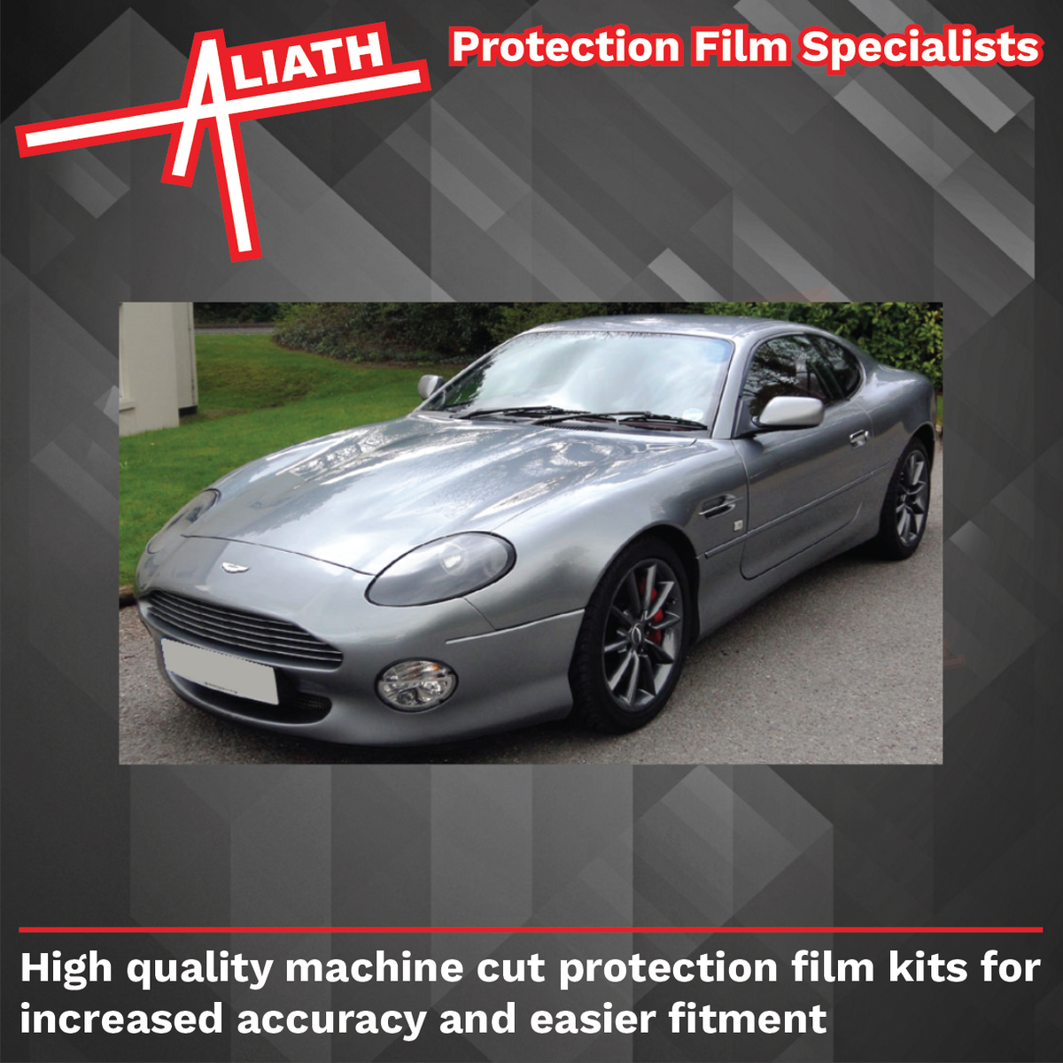 Aston Martin DB7 1994-2004, Rear QTR Arches BLACK Paint Protection