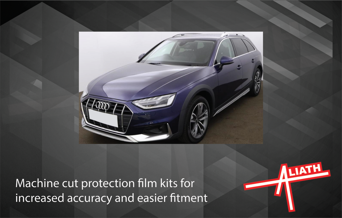Audi A4 ALLROAD (Type B9 8W) 2019-, Front Bumper CLEAR Paint Protection