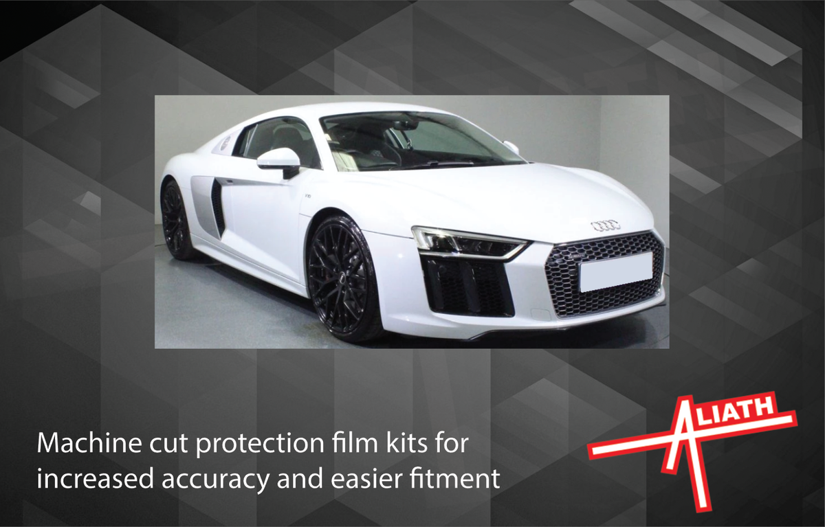 Audi R8 (Type 4S MK2) 2015-2019, Front Bumper CLEAR Paint Protection