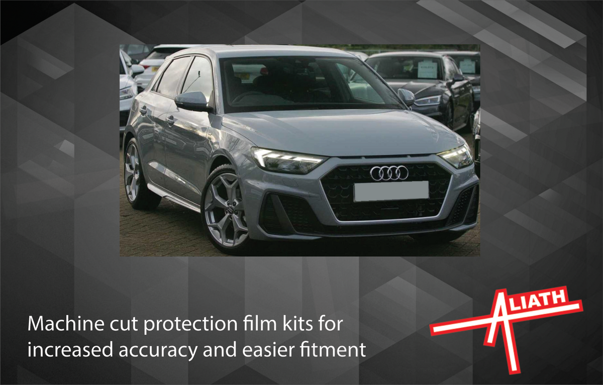 Audi A1 S-Line (Type GB) 2018-Present, Front Bumper CLEAR Paint Protection