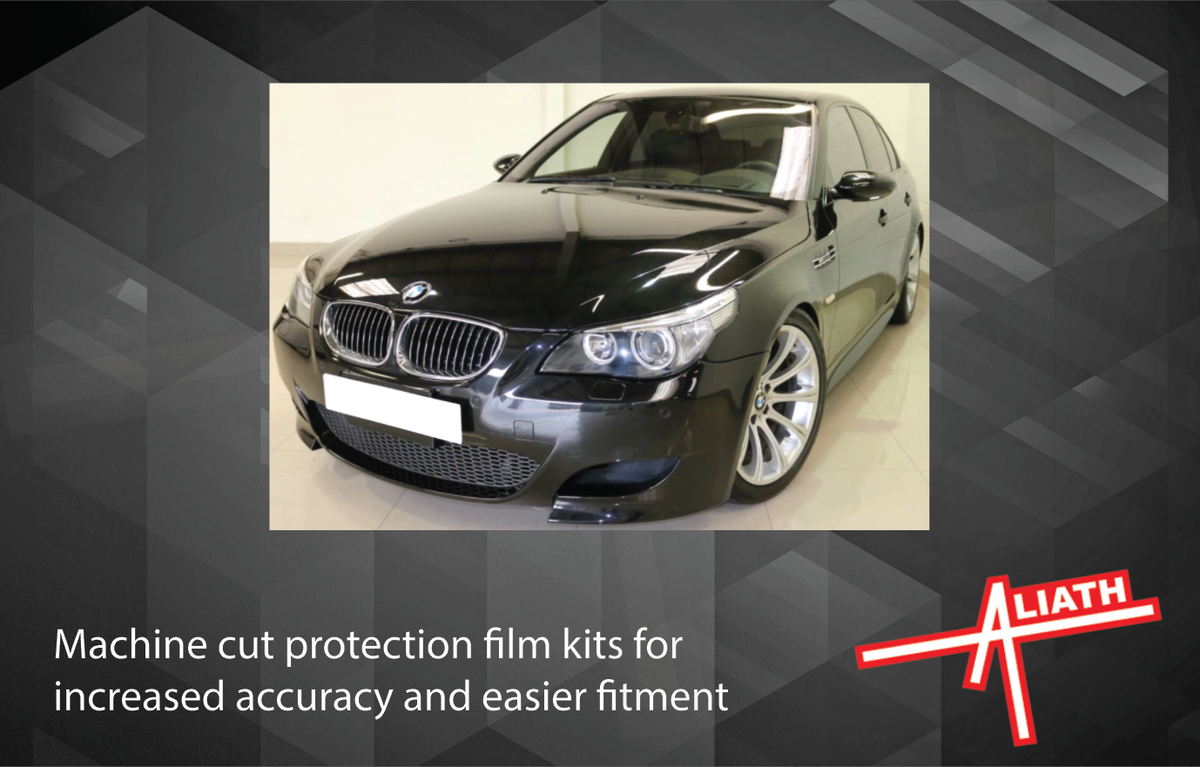 BMW M5 5-Series (Type E60 & E61) 2004-2010, Front Bumper CLEAR Paint Protection
