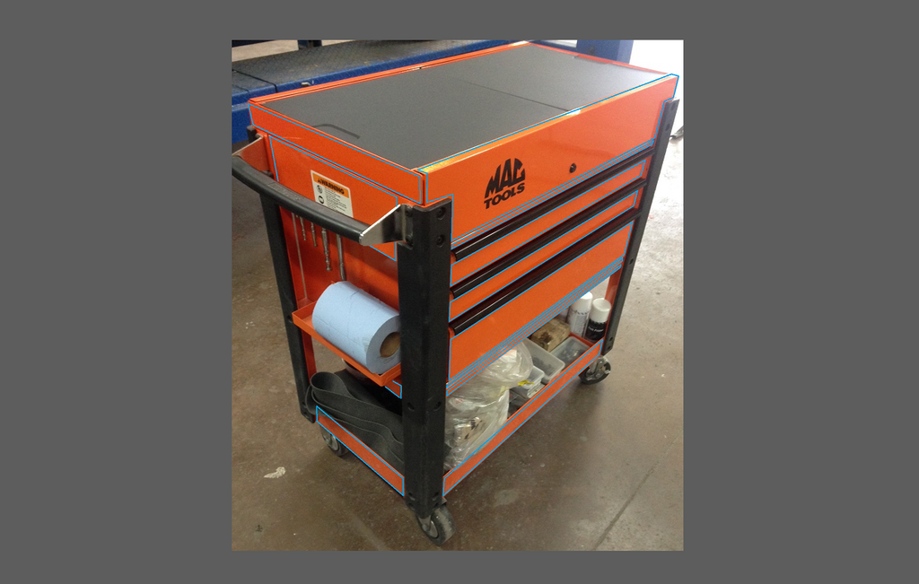 Mac tools tool top trolley