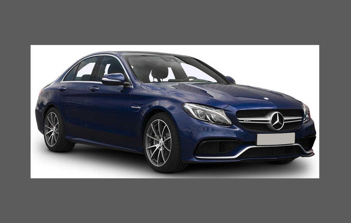 Mercedes-Benz C Class Saloon / Estate / Coupe C63 (W205) 2016-, Front Bumper CLEAR Paint Protection