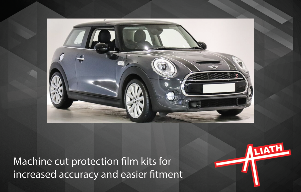 Mini (Type F55 & F56) 2015-, Rear Bumper Upper BLACK Paint Protection