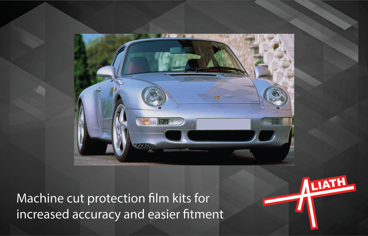 Porsche 911 C4S / Turbo (993) 1993-1998 Rear QTR / Wing OE BLACK Paint Protection CLASSIC