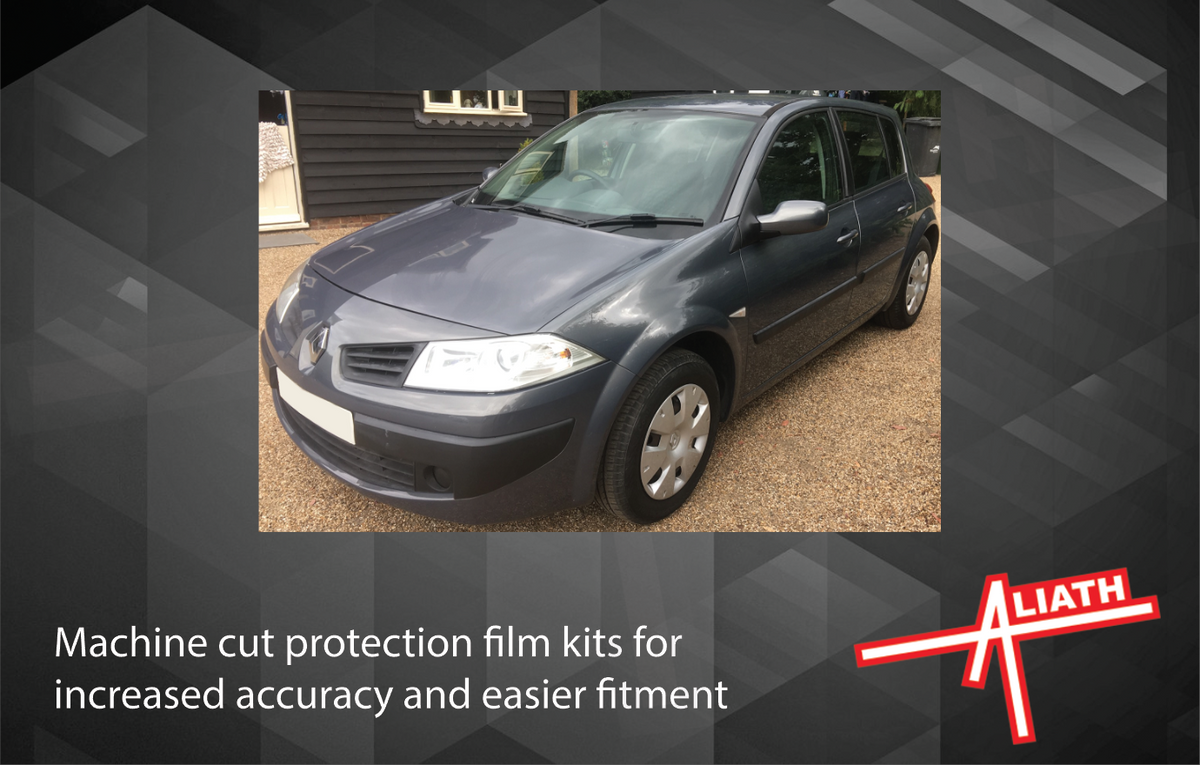 Renault Megane 2002-2009, Rear Sill Arch CLEAR Paint Protection