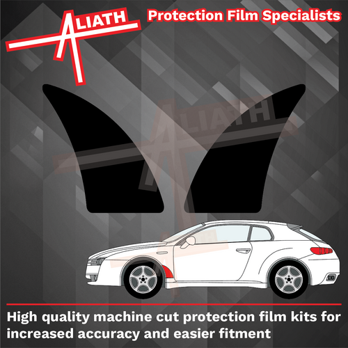 Alfa Romeo Brera 2006-2010, Front Wing Arch BLACK Paint Protection