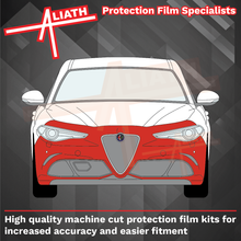 Alfa Romeo Giulia Quadrifoglio (952) 2016-Present, Front Bumper CLEAR Paint Protection