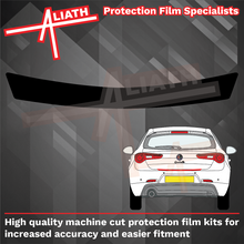 Alfa Romeo Giulietta (940) 2010-2020, Rear Bumper Upper BLACK Paint Protection