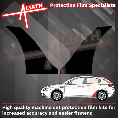 Alfa Romeo Giulietta (940) 2010-2020, Rear QTR / Wing Arches CARBON EFFECT Paint Protection
