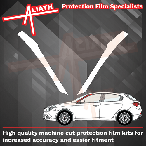 Alfa Romeo Giulietta (940) 2010-2020, A-Pillars CLEAR Paint Protection