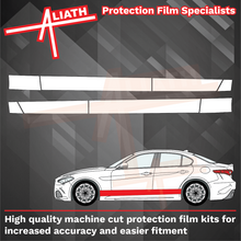 Alfa Romeo Giulia (952) 2016-Present, Lower Side Panels CLEAR Paint Protection