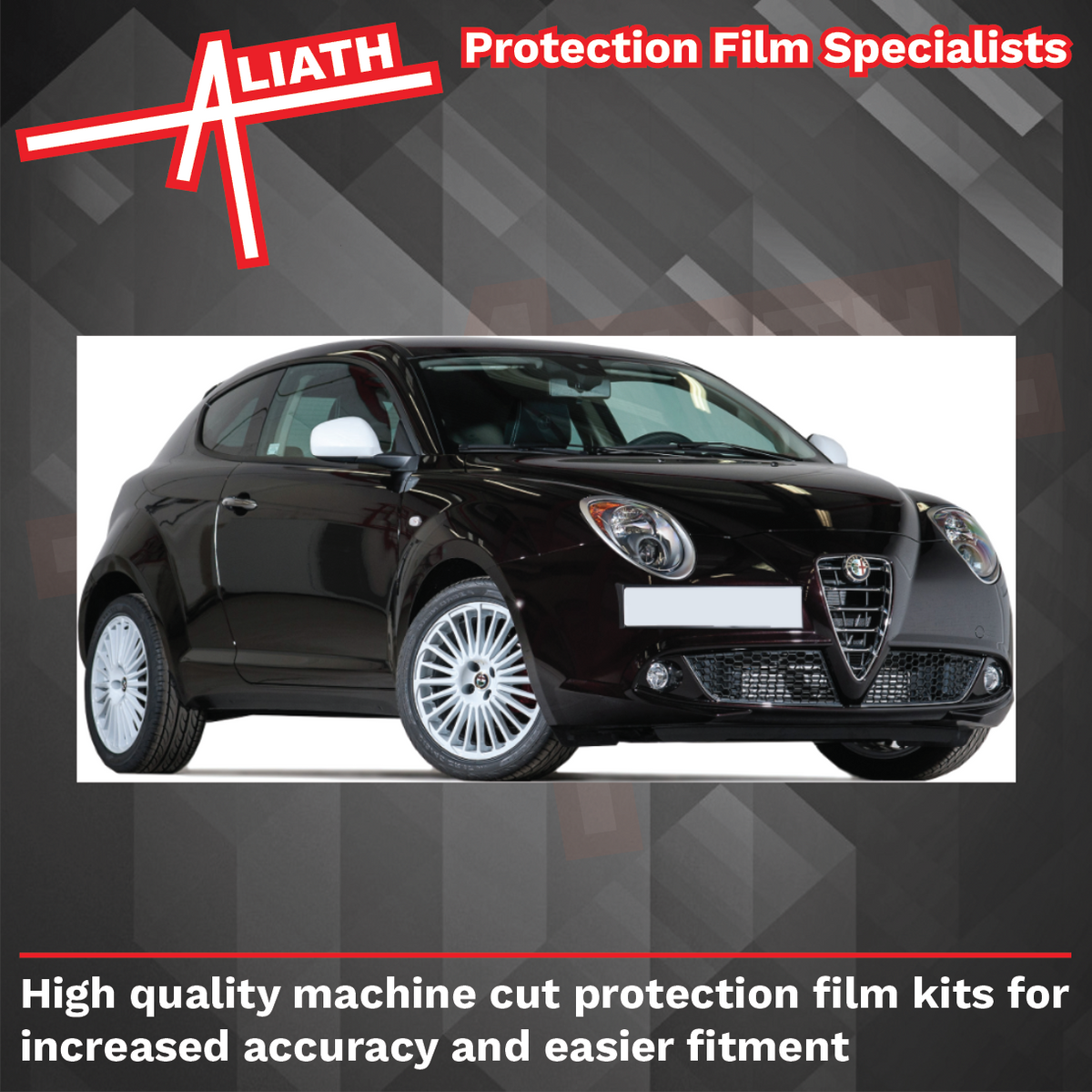 Alfa Romeo Mito 2008-Present, Rear QTR / Wing Arch CLEAR Paint Protection