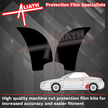 Alfa Romeo Spider 2007-2010, Rear QTR / Wing Arch BLACK Paint Protection