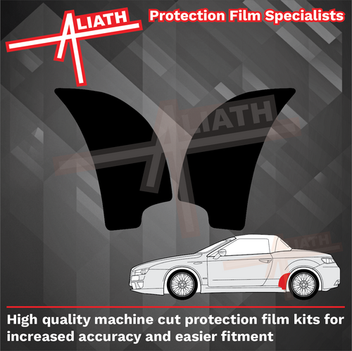 Alfa Romeo Spider 2007-2010, Rear QTR / Wing Arch BLACK Paint Protection