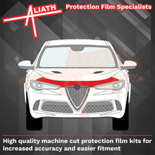 Alfa Romeo Stelvio 2017-Present, Front Bumper Upper CLEAR Paint Protection