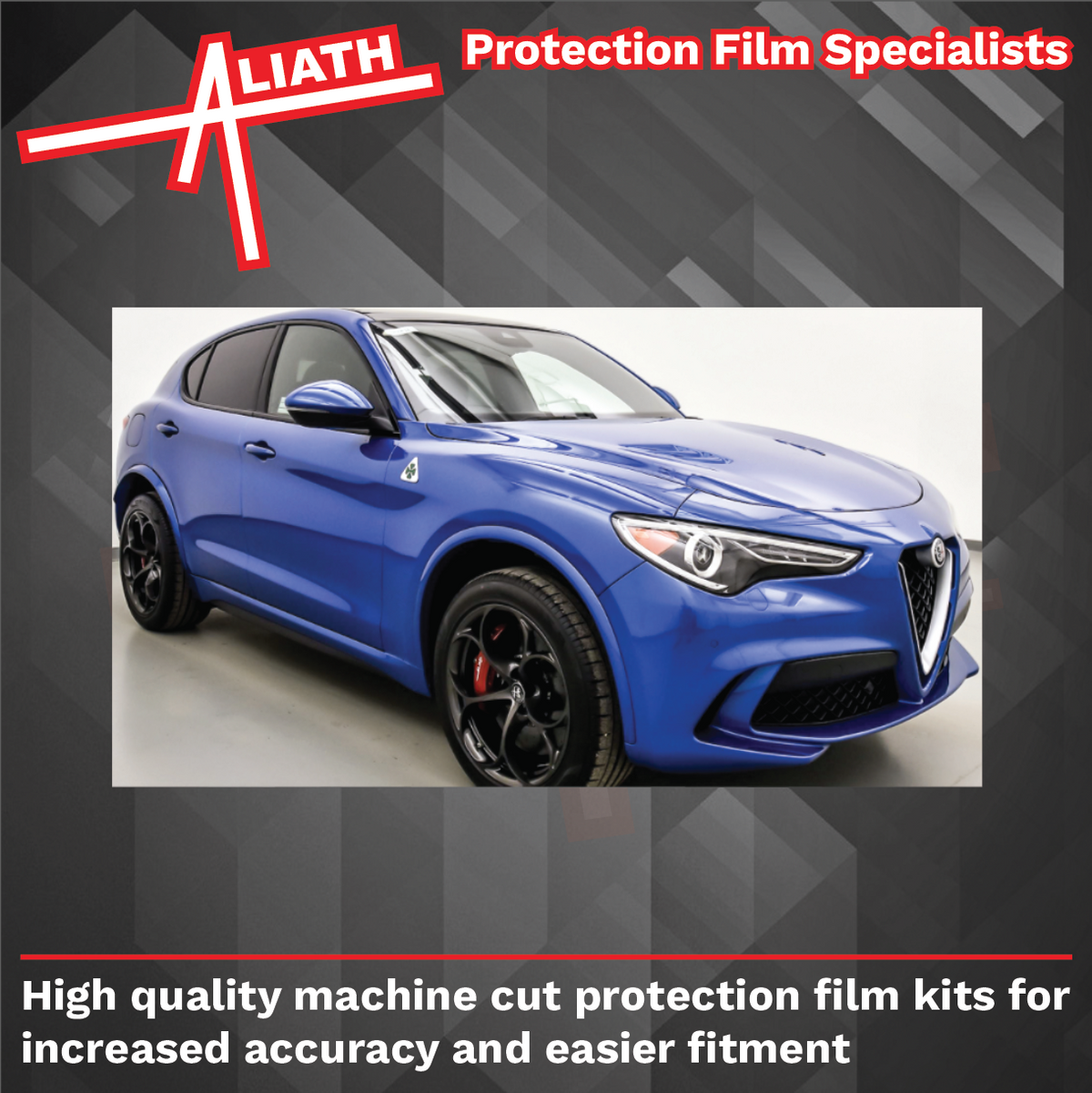 Alfa Romeo Stelvio 2017-Present, Roof Front CLEAR Paint Protection