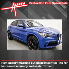 Alfa Romeo Stelvio 2017-Present, Bonnet & Wings Front CLEAR Paint Protection