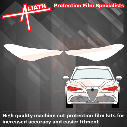 Alfa Romeo Giulia (952) 2016-Present, Headlights CLEAR Stone Protection