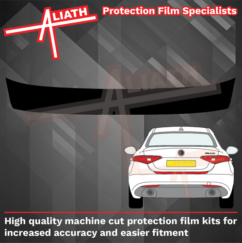 Alfa Romeo Giulia (952) 2016-Present, Rear Bumper Upper BLACK Scratch Protection