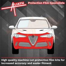 Alfa Romeo Stelvio Quadrifoglio 2017-Present, Front Bumper CLEAR Paint Protection