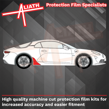 Alpine A110 2017-Present, Rear QTR & Sill Arches BLACK Paint Protection