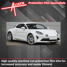 Alpine A110 2017-Present, Bonnet & Wings Front CLEAR Paint Protection