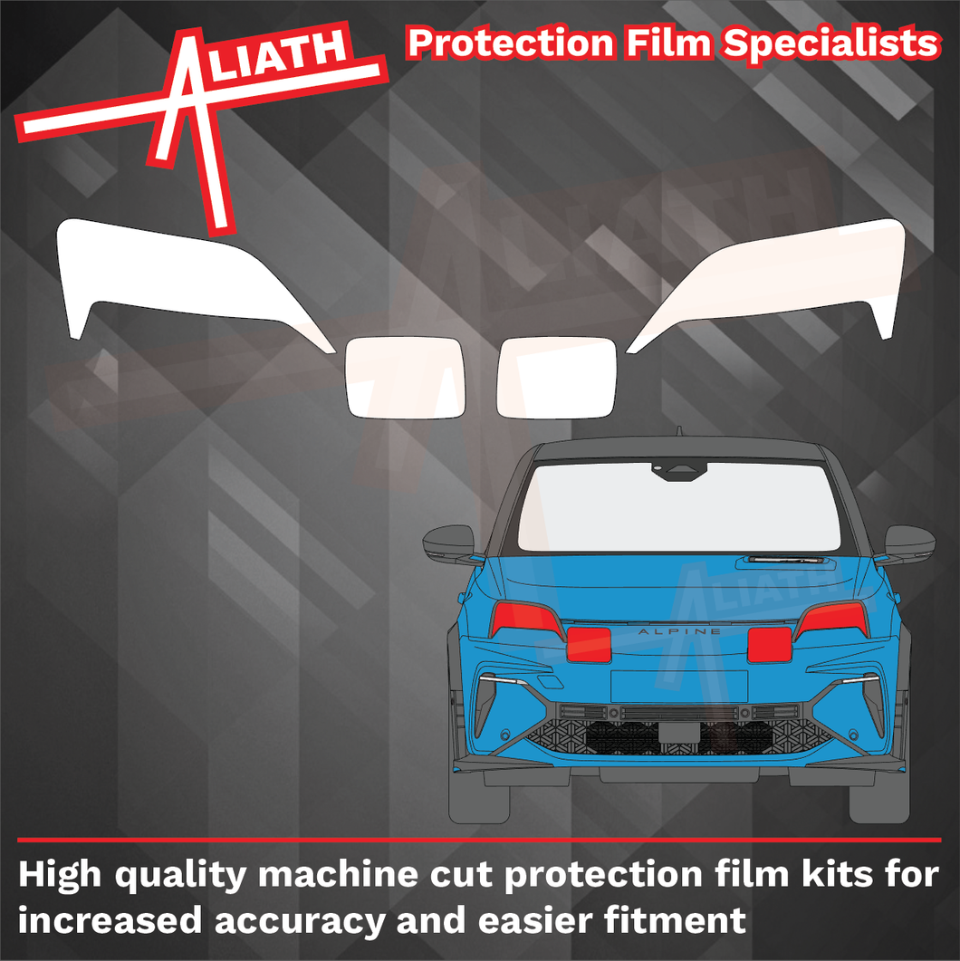 Alpine A290 2025-Present, Headlights & Fogs CLEAR Paint Protection