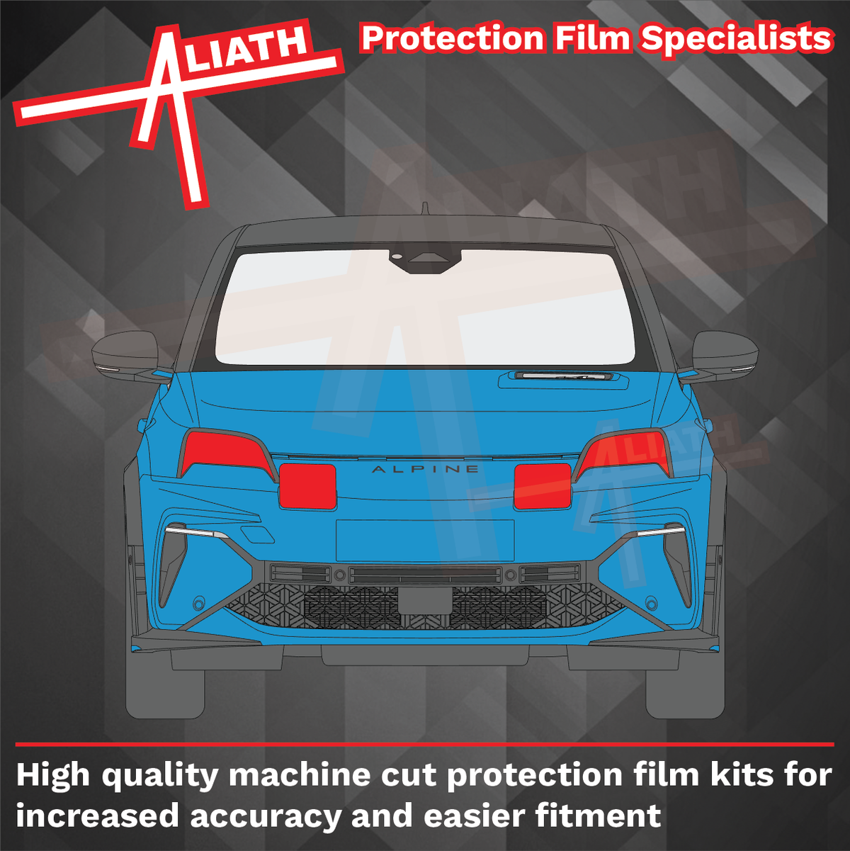 Alpine A290 2025-Present, Headlights & Fogs CLEAR Paint Protection